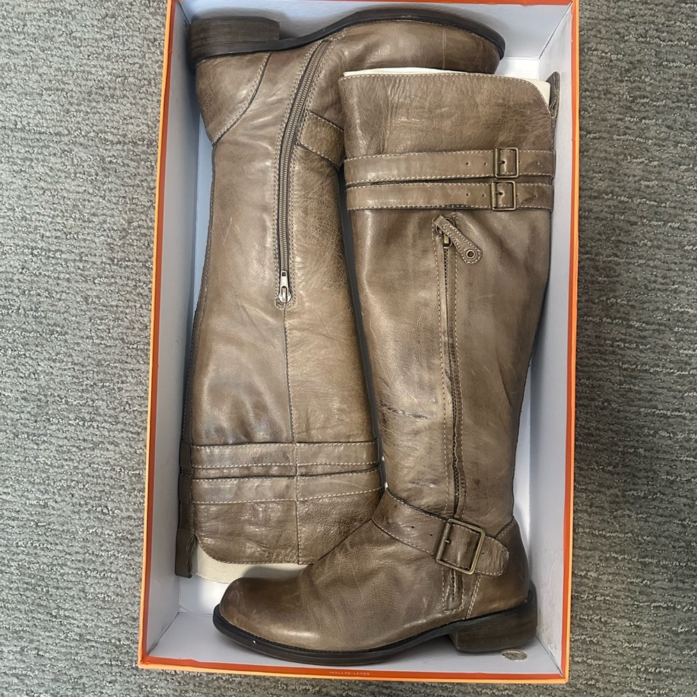 Miz Mooz Kellen, Khaki Knee Boots 7.5